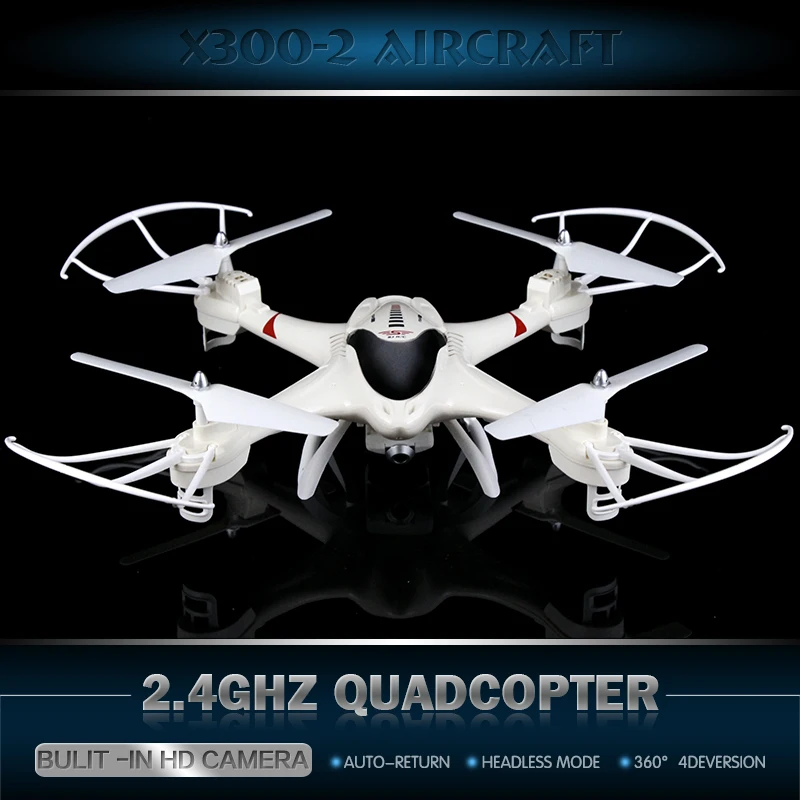 Buy Cheap x300-2 Camera Drone 2.4G 4CH Color Screen Camera 4D Droll 2MP HD Camera Wifi FPV Aerial RC Quadrocopter