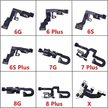 1 шт. AAA Качество для iPhone 6 6 Plus 6S 6S Plus 7 7 Plus 8 8 Plus Передняя камера Объектив правый датчик приближения гибкий кабель