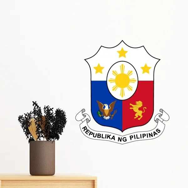 Philippines Asia National Emblem Removable Wall Sticker Art Decals