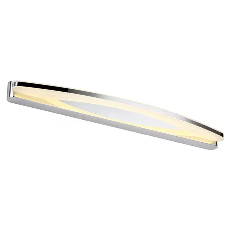 40 cm 8 w lampada specchio del bagno minimalista impermeabile led bagno led specchio di cristallo
