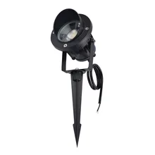 Наружный прожектор 9 Вт, DC 12 В, заменяет 75 вт галоген, металлический наземный кол, 3000 К теплый белый, 60 градусов Narrrow луч, без вилки ST469