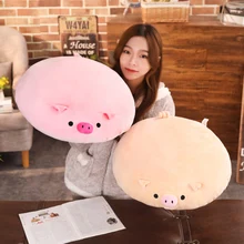 50 см розовый/коричневый коробка милый вниз хлопок набивной полиэстер плоские подушки свиньи для отдыха/подарки подруге