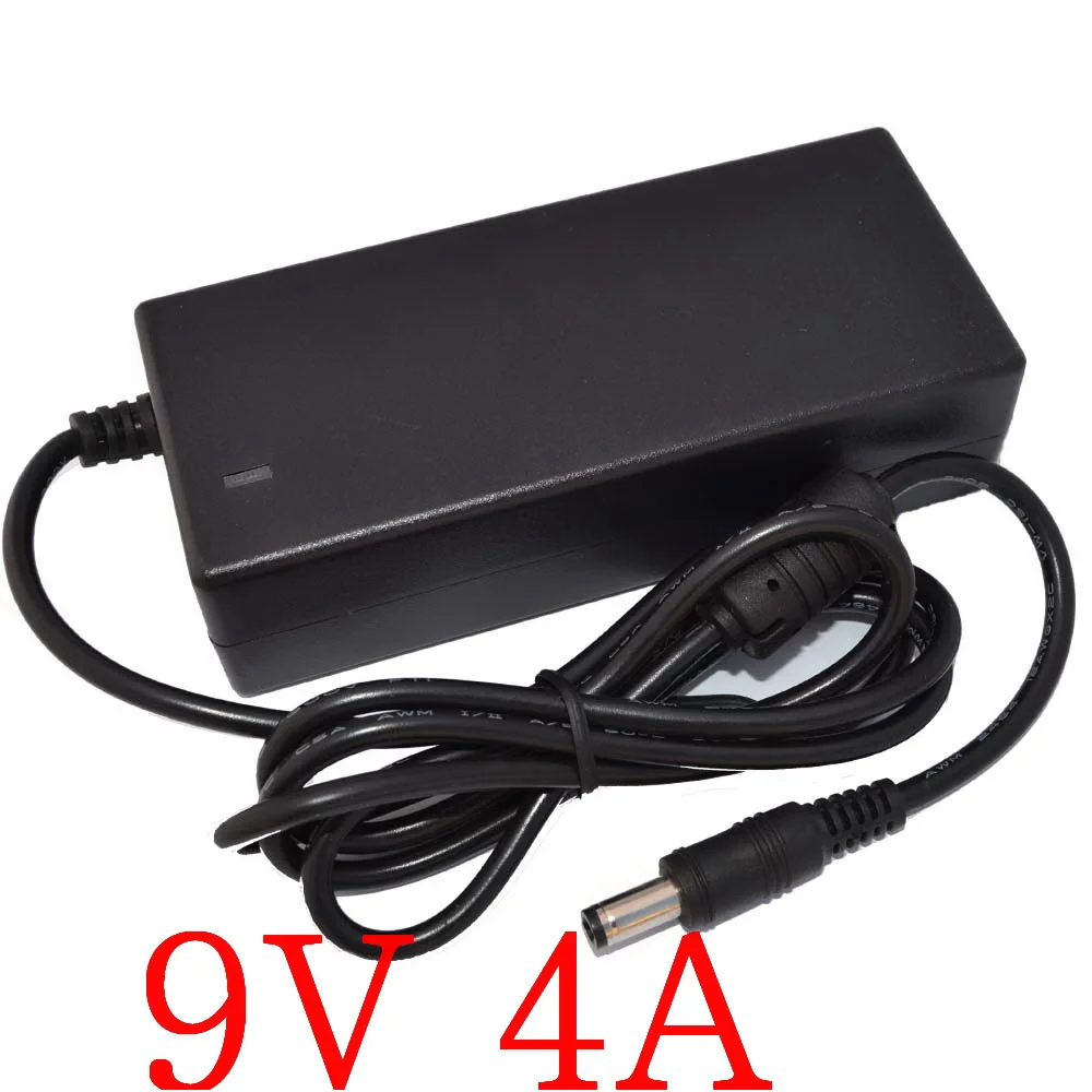 

1PCS High quality IC solutions AC 100V-240V DC 9V 4A Switch power supply, 36W LED adapter, DC 5.5mm*2.1-2.5mm