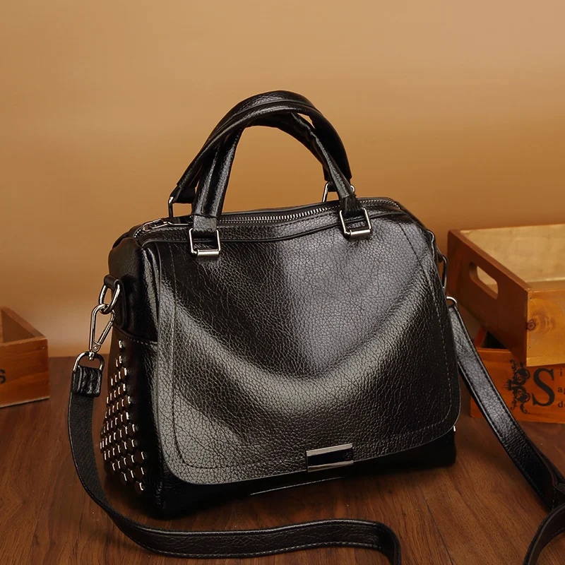 

2018 Luxury Famous Brand Leather Handbags Women Bags Designer Casual Female Leather Bags For Women Shoulder Chain Hand Bags N191