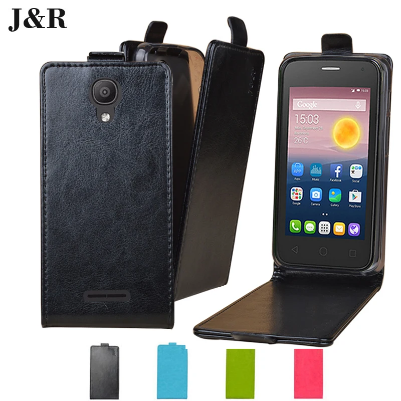 Flip Cover For Alcatel One Touch 5010D Pixi 4 Case Wallet Cover For