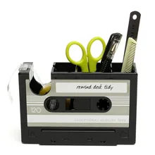 Винтажный Кассетный держатель клейкой ленты держатель ручки ваза карандашный горшок канцелярская подставка контейнер офисные канцелярские принадлежности поставщик подарок