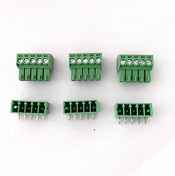 

10sets Plug-in PCB terminal block 2EDGK pitch 3.5mm 12P 14P ~ 24P MC1.5 Phoenix terminal Phoenix terminal curved needle seat