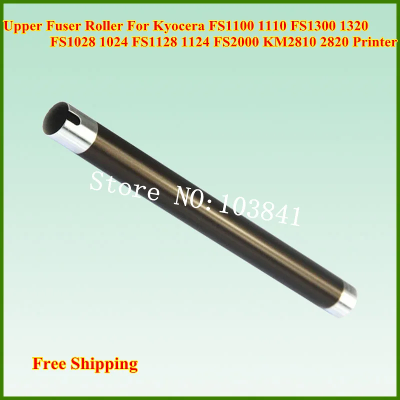 

2pcs/lot Upper Fuser Roller for Kyocera FS1100 1110 FS1300 1320 FS1028 1024 FS1128 1124 FS2000 KM2810 2820 Heating roller