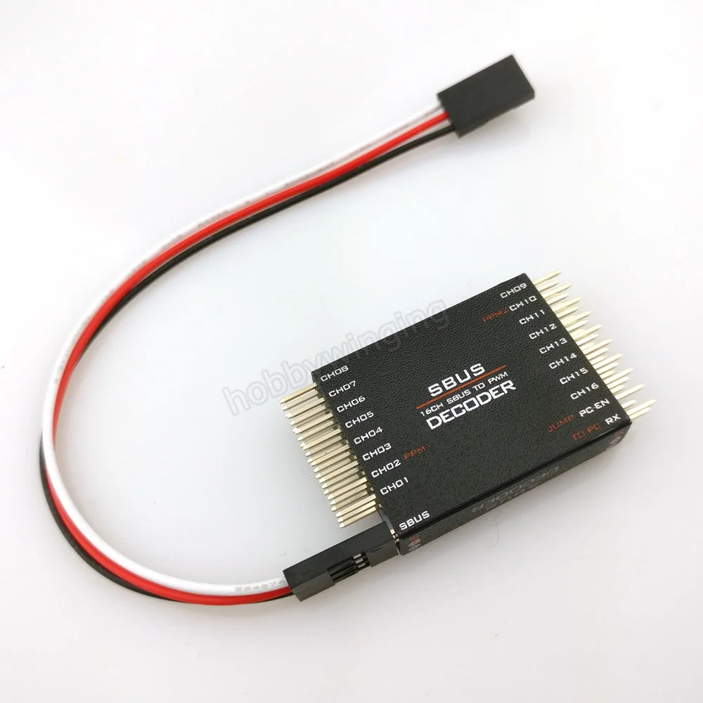 Free shipping DIY SBUS To PWM/PPM Decoder 16CH For Futaba Orange Frsky radiolink r6ds 2 4g 6ch ppm pwm sbus output receiver