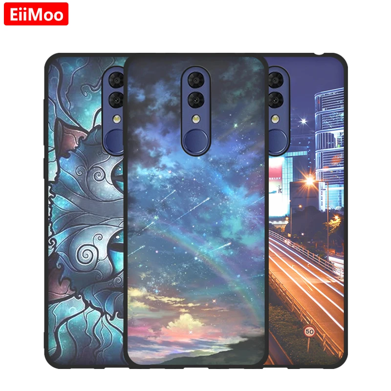 EiiMoo Мягкий силиконовый чехол из ТПУ для Alcatel 3 2019 5053Y 5053D 5053K телефона с