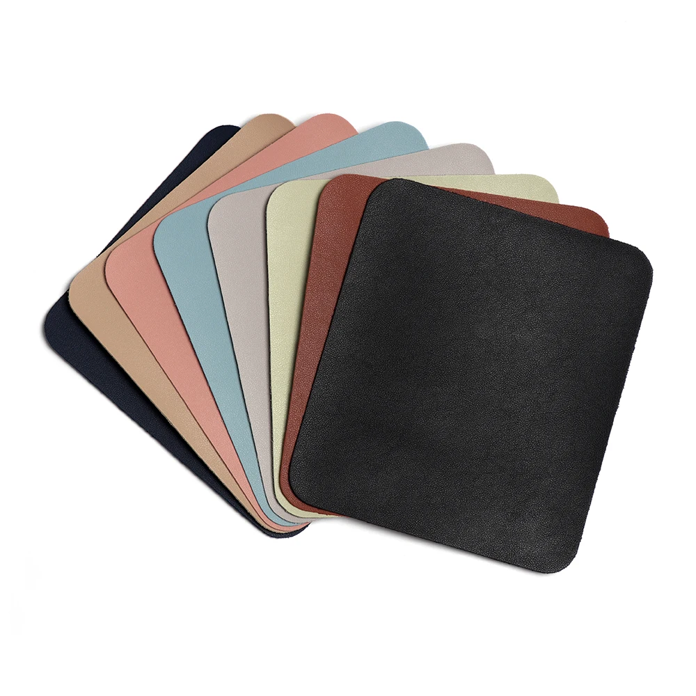 Fashion Anti-slip Mouse Pad Leather Gaming Office Mouse Mat Desk Cushion Comfortable For Laptop PC MacBook Home Office
