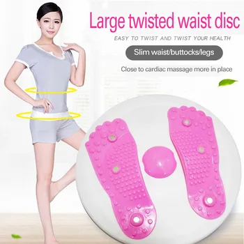 

FDBRO Twist Waist Board Gym Tool Plate Board Magnet Plate Twist Disk Slimming Legs Board Fitness Equipment 2019 New Free Ship