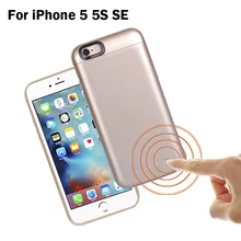 Высокое качество 4000 мАч чехол для внешнего зарядного устройства для iPhone5 5S чехол для резервного зарядного устройства для iPhone SE