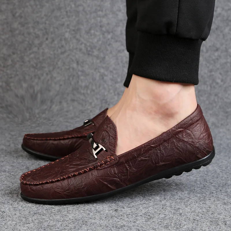 Hombre Zapatos de Zapatos sin cordones de Mocasines Mocasines Tods de Cuero de color Rojo para hombre 