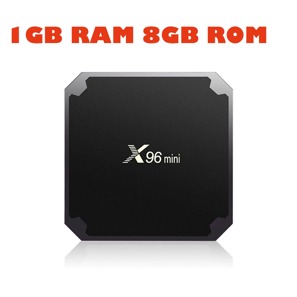 2,4 ГГц WiFi HD 4K медиаплеер телеприставка Android 7,1 tv Box Mini Box tv Amlogic S905W 1+ 8G 2+ 16G Поддержка bluetooth - Цвет: 1GB RAM 8GB ROM