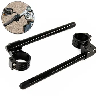 

BJMOTO 50MM Motorcycle Riser Fork Tube Handle Bars Clip On Raised For Honda Kawasaki SUZUKI YAMAHA APRILIA DUCADI TRIUMPH