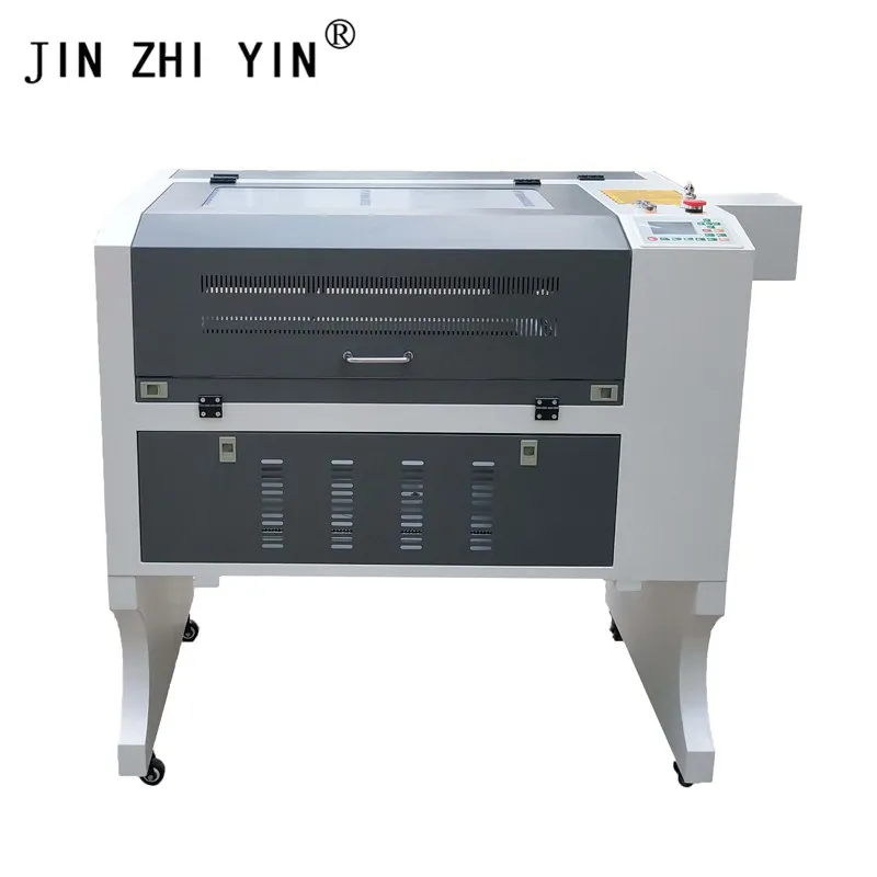 

4060 50w Gray-white laser engraving machine CO2 laser wood engraver machine Ruida 6442s system