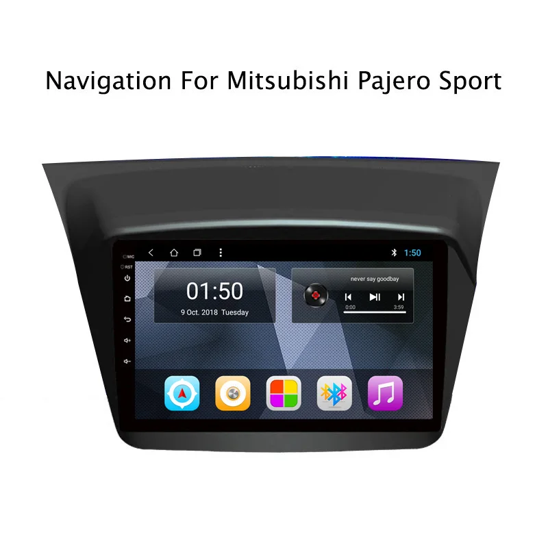 

NAVITOPIA 9inch 2G RAM 32G ROM Android 8.1 Car DVD Multimedia GPS Navigation for Mitsubishi Pajero Sport 2013-2017