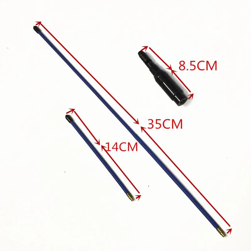 

Blue double-segment soft antenna 144/430MHZ fo YAESU VX-1R, VX-2R, VX-3R, VX-5R, VX-6R, VX-7R VX168 radio