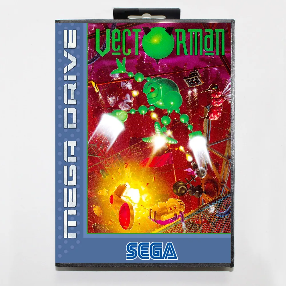 Игровая карта Vectorman SEGA MD 16 бит с розничной коробкой для Sega Mega Drive Genesis | Электроника