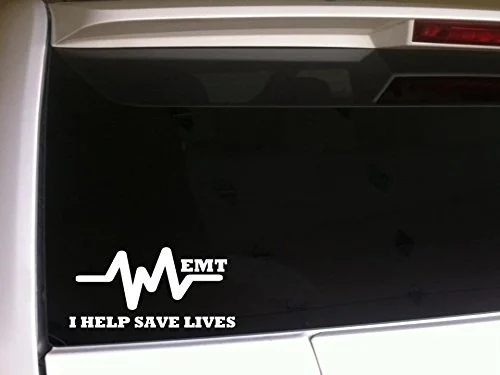 Автомобильный Стайлинг EMT I Save Lives 6 дюймов Виниловая наклейка для экстренных