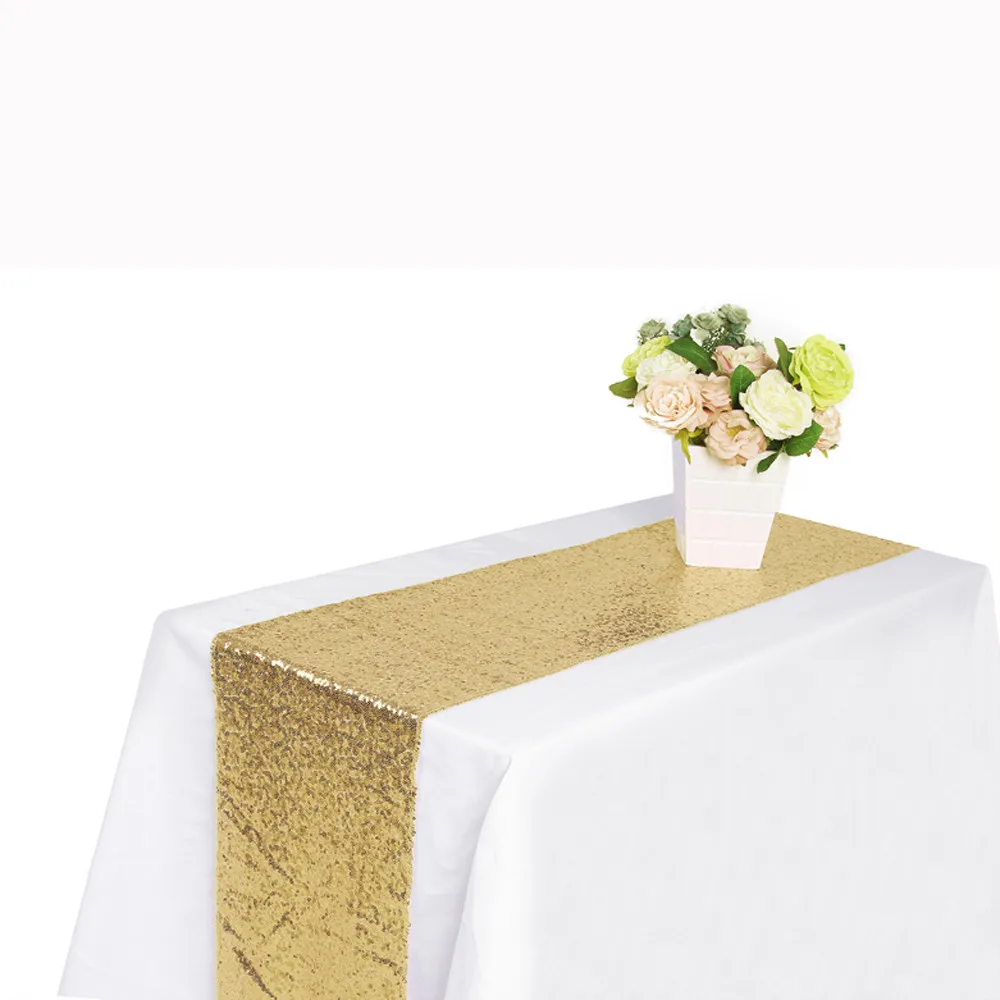New Hot Sequin Satin Table Runner Glitter Tablecloth Wedding Party Ymf70911680 20170911044738468 20170911044741537 20170911044730389 201709110447044 20170911044646538