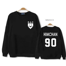 Kpop bap b. a. p четвёртый мини-альбом такой же memeber имя Печать О-образным вырезом толстовка для фанатов осень весна пуловер толстовки