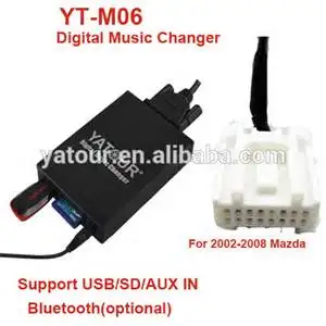 Цифровой музыкальный адаптер Yatour MP3 USB AUX для Mazda 3/5/6 / Miata MX5 MPV 2003 2008|digital music changer|mazda