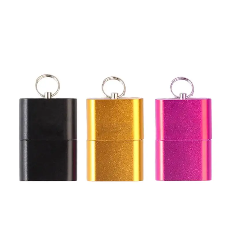 

Mini Card Reader High Speed 480 Mbps Aluminium Alloy USB 2.0 T Flash TF Micro SD Memory Card Reader Adapter for PC Tablet