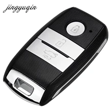 jinyuqin Car Remote Smart Key Case fit for KIA K5 Sportage Sorento Uncut Blade Replacement Shell