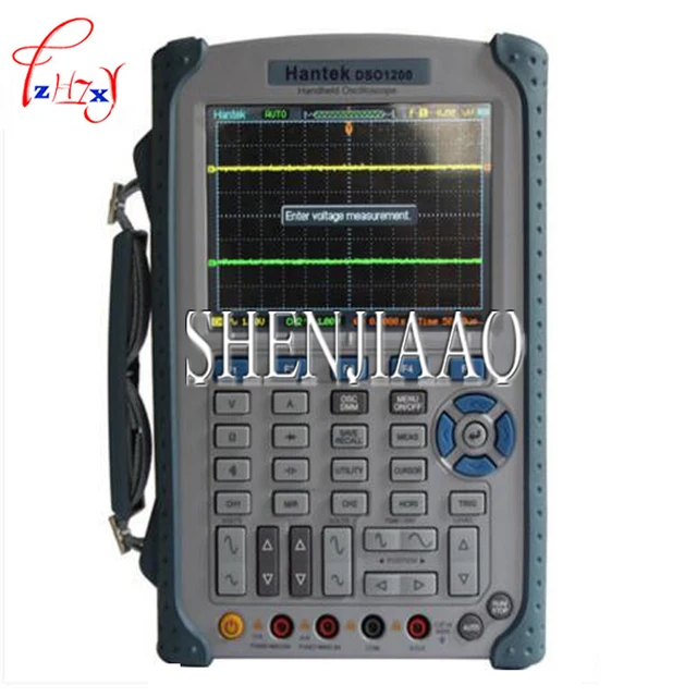 Special Price Hantek DSO1200 Handheld Portable USB Oscilloscope Scope DMM 200 MHz 500MSa/s 5.7 "2Ch