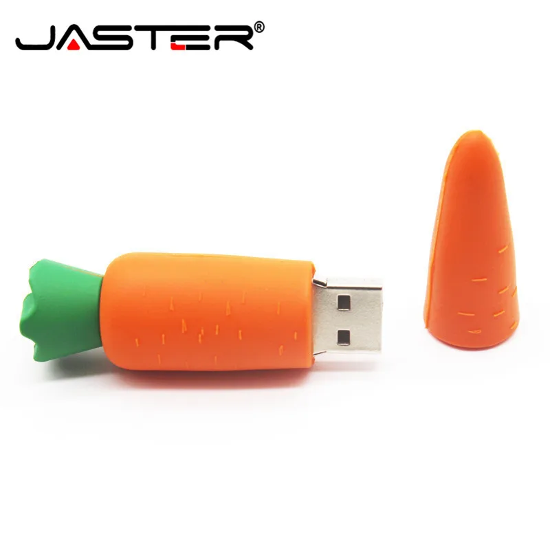 JASTER клубника искусственная морковь usb флэш накопитель ягоды Флешка 8 ГБ 16 32 фрукты