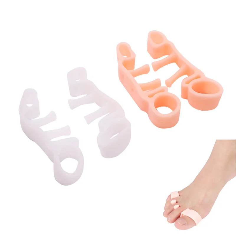 1 Par Separadores De Dedos Del Pie Bunion корректор elisico Alisadores Relief A Hallux Valgus He | Красота и здоровье