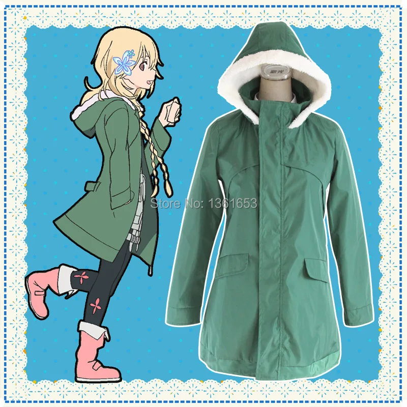 The Rolling Girls font b Cosplay b font Hanamori Yumiri costumes hoodies for font b women