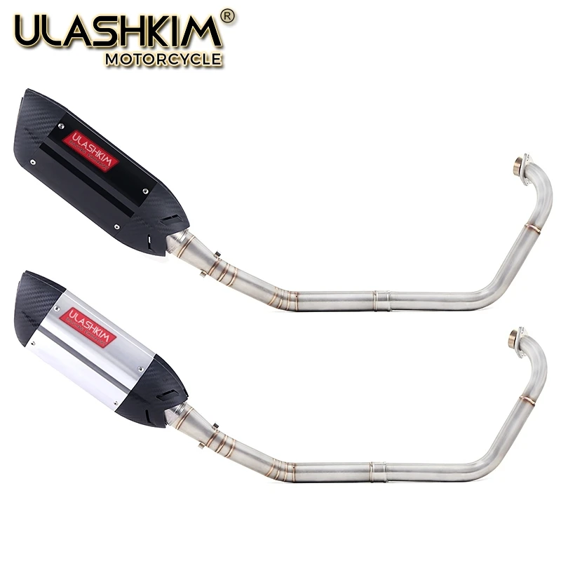 

Motorcycle Full Exhaust Escape System Modifed Middle Link Pipe Slip On For yamaha YZF-R15 R5 MT-15 MT 15 125 2008-2017