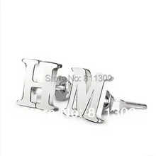 Новая мода Красивая буква стерлингового серебра серьги