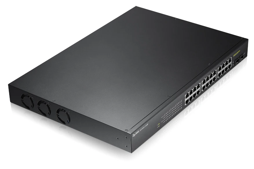 

ZyXEL GS1900-24HP, Managed, L2, Gigabit Ethernet (10/100/1000), Full Bidirectional (Full duplex), Power over Ethernet