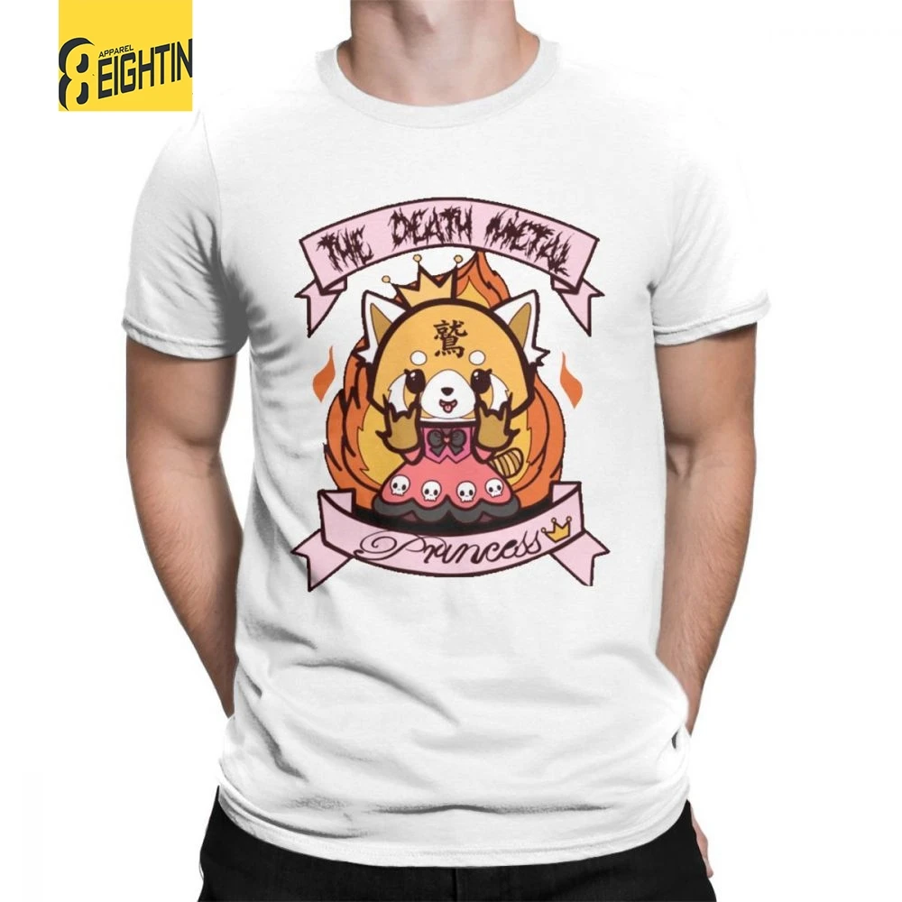 

Aggressive Retsuko Cute Anime T-Shirts Crewneck T Shirts Short-Sleeve Popular Tees Fashion Male Purified Cotton Plus Size Cute