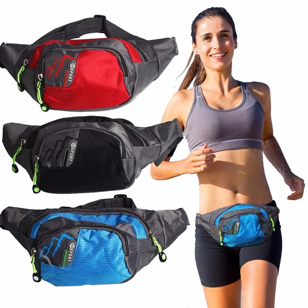 Sougayilang Fishing Tackle Bag Outdoor Waist Bag Sport Waist Pouch for