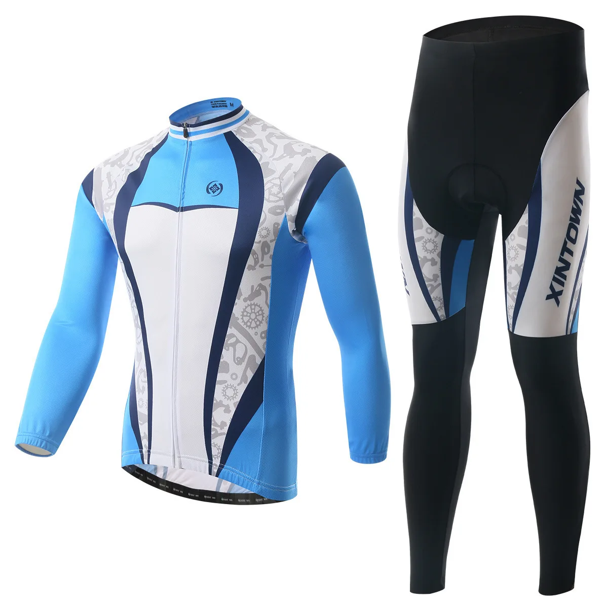 

BOODUN Blueprint Cycling Wear Long Sleeve Bicycle Serve Catch Down Windbreak Keep Warm Function Underwear