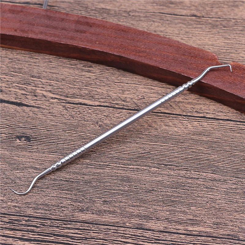 

1pcs Teeth Clean Hygiene Explorer Probe hook Double Ends Dentist Pick Stainless Steel Dental Tool Products