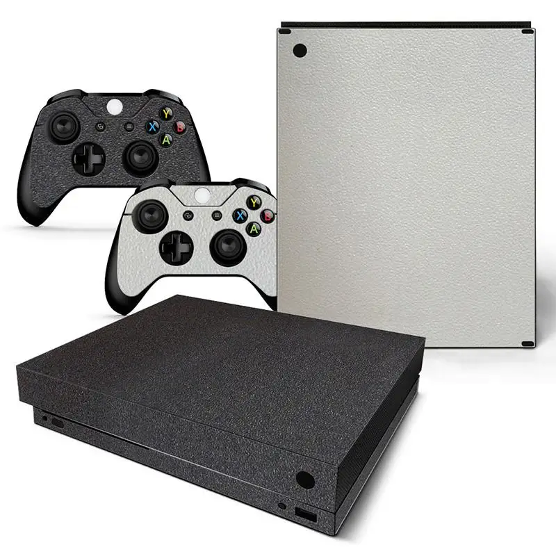 Для xbox ONE X кожаный вид ПВХ дизайнерская наклейка для кожи полное покрытие