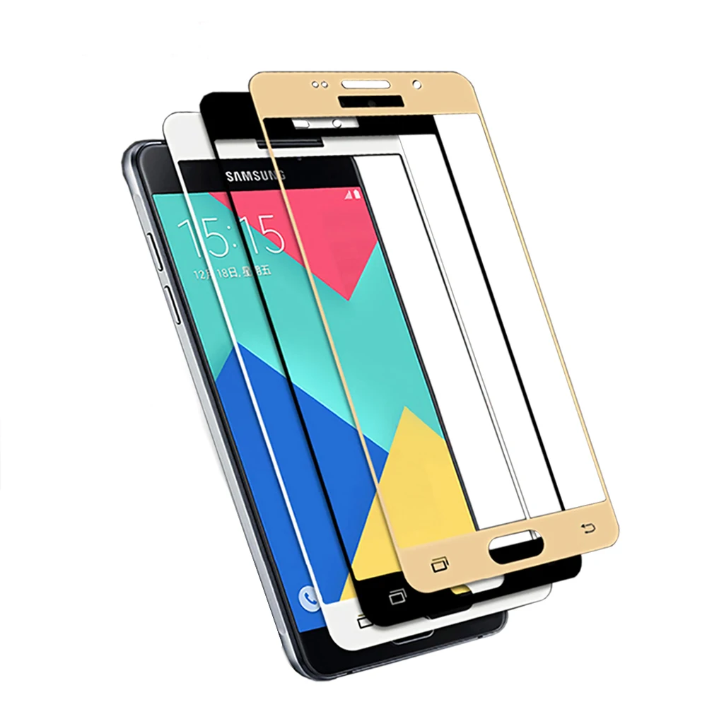 9H 3D полное покрытие закаленное стекло для Samsung Galaxy A3 A5 A7 J3 J5 J7 2016 2017 J330 J530 J730