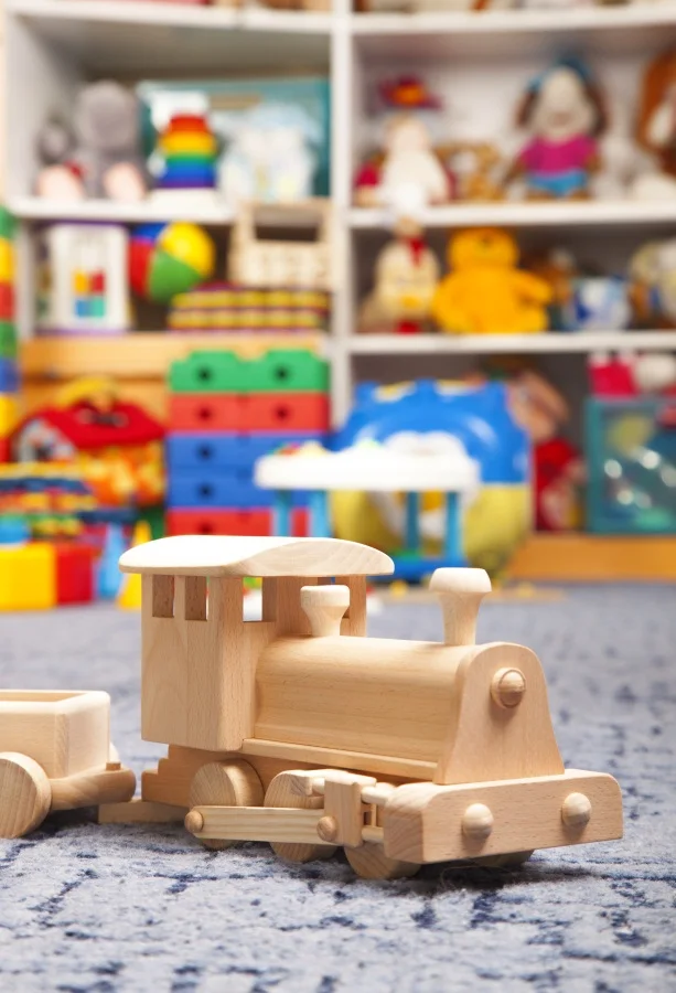 

Laeacco Baby Educational Toys Wood Train Lego Children Photography Background Customized Photographic Backdrops For Photo Studio
