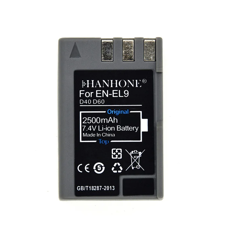 

2500mAh EN-EL9 EN EL9 EN-EL9a EN EL9a EL9a Li-ion Digital Camera Battery for Nikon EN-EL9a D40 D60 D40X D5000 D3000 Batteries