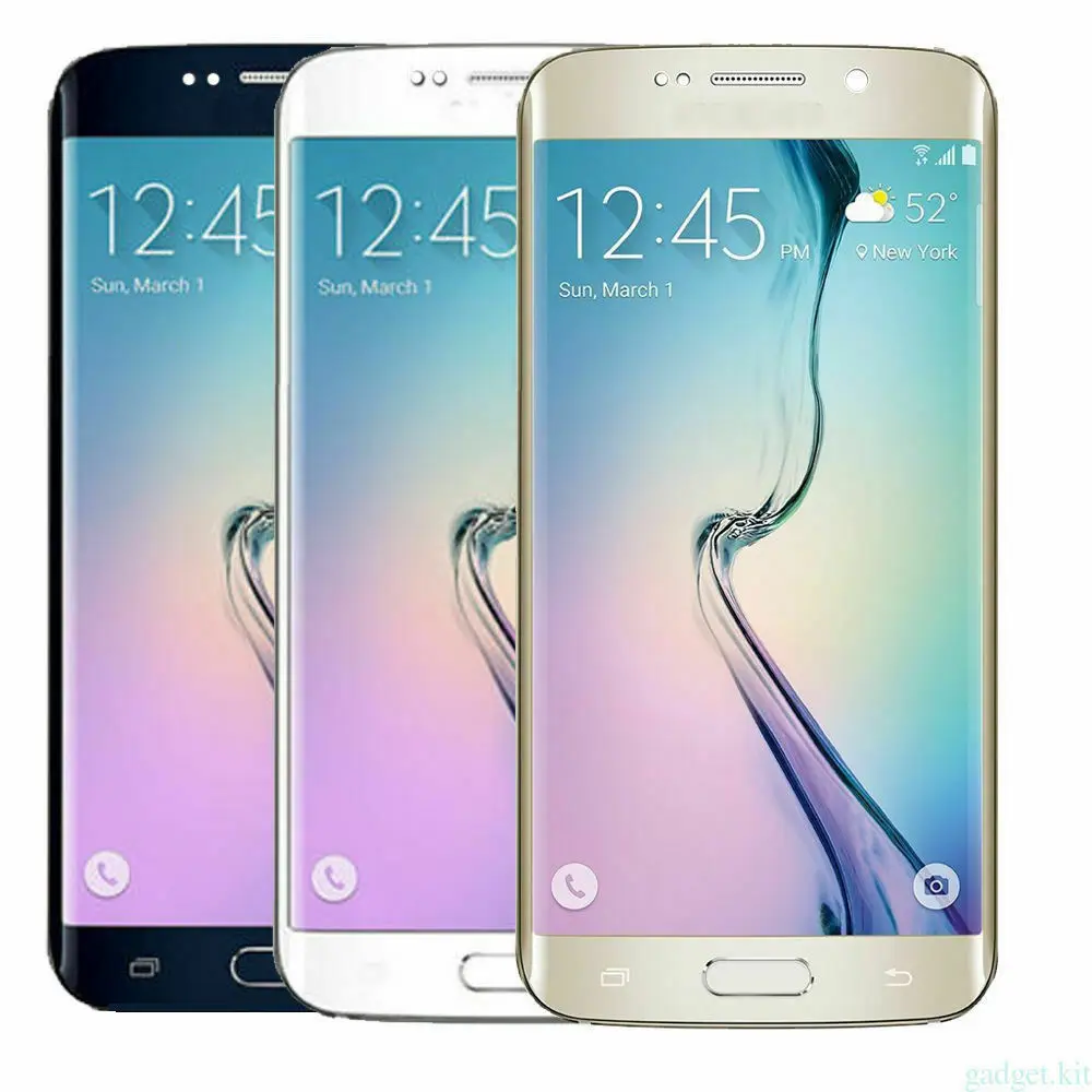 ЖК дисплей AMOLED 5 1 дюйма для SAMSUNG GALAXY S6 Edge сенсорный экран с дигитайзером в сборе