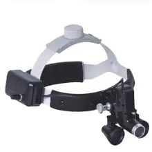 3,5 увеличенная высокая интенсивность Светодиодная лампа стоматологическая лупа хирургическая операция медицинская увеличенная Клиническая хирургическая Лупа с фарой