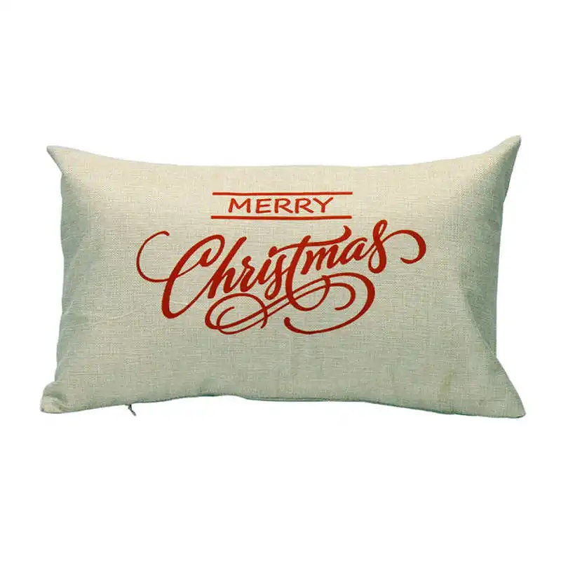 Rectangle Christmas Pillow Sofa Waist Throw Cushion Cover 30cm50cm Home Decor pillow covers decorative embroidered #2o18 (2)