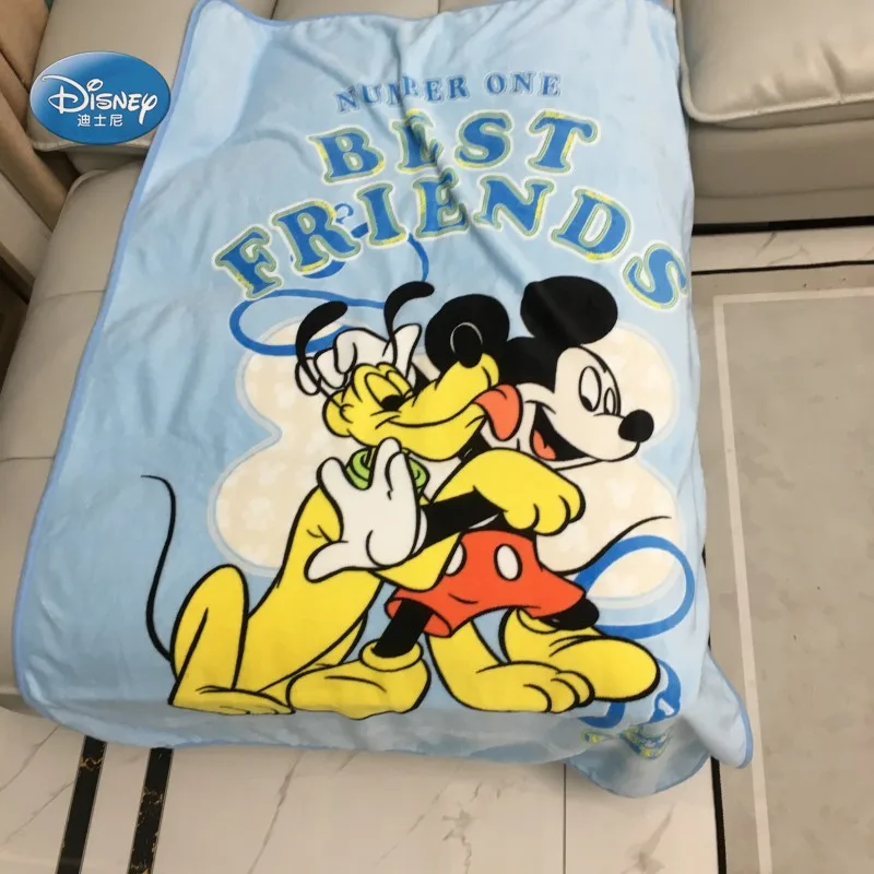 Disney Mickey Mouse Best Friend Pluto Plush Soft Warm Baby Kids Boys Girls Sky Blue Blankets Throw on Bed/Sofa 100x140cm