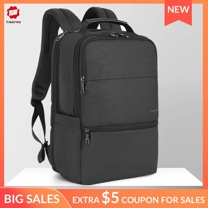 Tigernu Expandable Backpack Men for 15.6 19 Inch